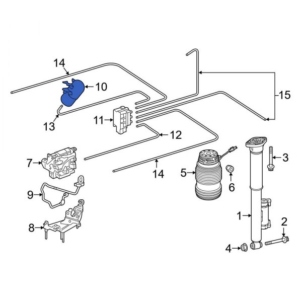 Suspension Self-Leveling Unit Accumulator