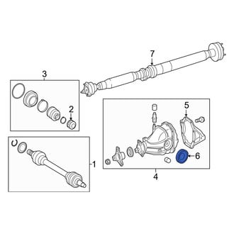 Mercedes-Benz OE - Front Right CV Axle Shaft Seal