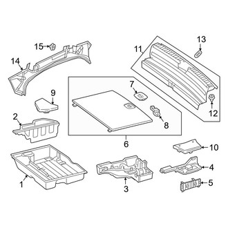 Mercedes-Benz OE - Rear Body & Floor - Interior Trim (Sport Utility Coupe C253 Body Code)