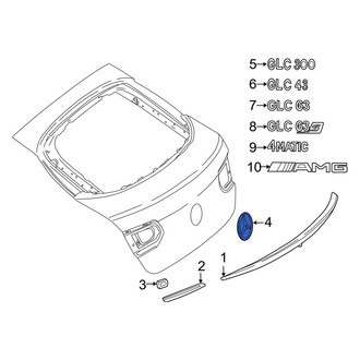 Mercedes-Benz OE - Rear Hatch Emblem