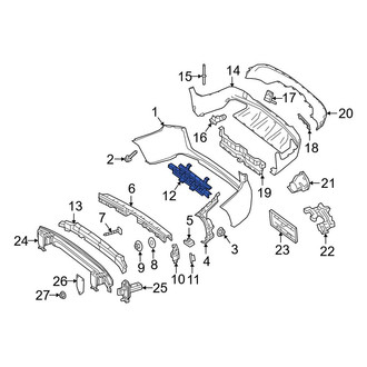 Mercedes-Benz OE - Rear Liftgate Motion Sensor Bracket