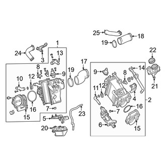 Mercedes-Benz OE - Cooling - Intercooler (AT Engine), (Sport Utility Coupe C253 Body Code 4.0L)