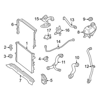 Mercedes-Benz OE - Cooling - Radiator & Components (Sport Utility Coupe)