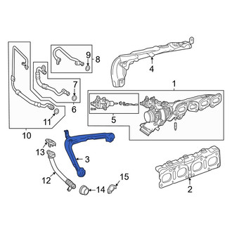 Mercedes-Benz OE - Turbocharger Bracket