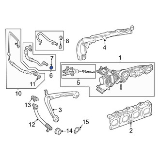 Mercedes-Benz OE - Turbocharger Coolant Line O-Ring