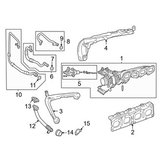Mercedes-Benz OE - Engine - Turbocharger & Components (Sport Utility Coupe C253 Body Code)