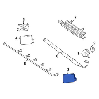 Mercedes-Benz OE - Rear Blind Spot Detection System Warning Sensor