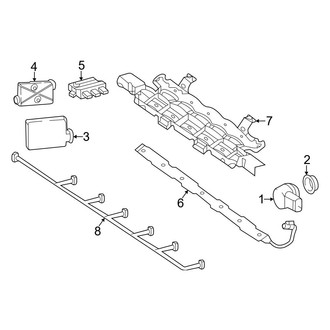 Mercedes-Benz OE - Rear Bumper - Electrical Components (Sport Utility Coupe 253.384 Body Code)