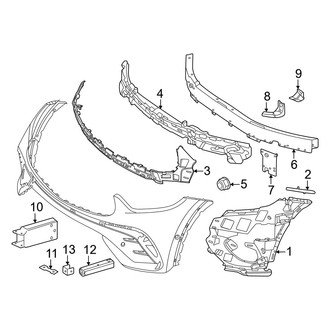 Mercedes-Benz OE - Front Bumper & Grille - Bumper & Components (Inner Components)