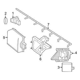 Mercedes-Benz OE - Front Bumper & Grille - Electrical Components (With AMG Line), (4Matic)