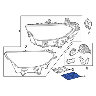 Mercedes-Benz OE - Front Headlight Control Module