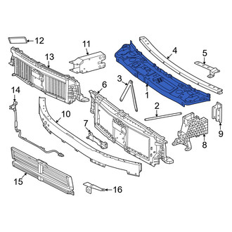 Mercedes-Benz OE - Front Radiator Support Tie Bar
