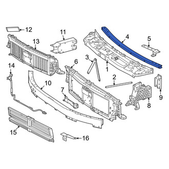 Mercedes-Benz OE - Front Radiator Support Panel Reinforcement
