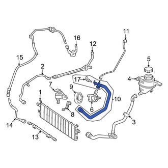 Mercedes-Benz OE - Drive Motor Battery Pack Coolant Hose