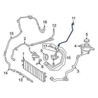 Mercedes-Benz OE - Drive Motor Battery Pack Coolant Hose