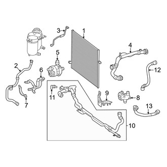 Mercedes-Benz OE - Cooling - Intercooler (Radiator Mounted), (4Matic)