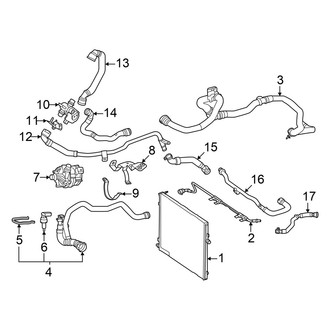 Mercedes-Benz OE - Cooling - Radiator & Components (Auxiliary, Cooling)