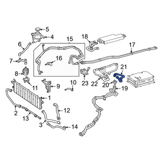 Mercedes-Benz OE - Drive Motor Battery Pack Coolant Hose