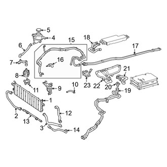 Mercedes-Benz OE - Cooling - Radiator & Components (Battery Cooler)