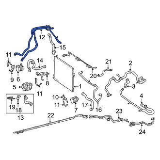 Mercedes-Benz OE - Drive Motor Battery Pack Coolant Hose