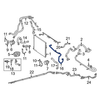 Mercedes-Benz OE - Drive Motor Battery Pack Coolant Hose