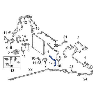 Mercedes-Benz OE - Drive Motor Battery Pack Coolant Hose