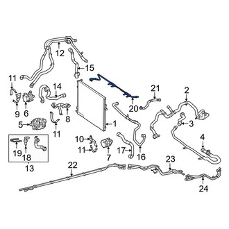 Mercedes-Benz OE - Drive Motor Battery Pack Coolant Hose