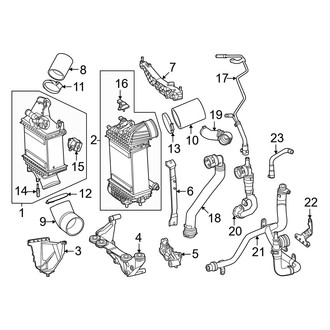 Mercedes-Benz OE - Cooling - Intercooler