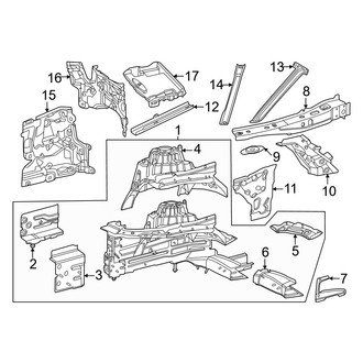 Mercedes-Benz OE - Fender - Structural Components & Rails (Sport Utility Coupe)