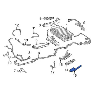 Mercedes-Benz OE - Lower Drive Motor Battery Pack Control Module Bracket