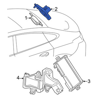 Mercedes-Benz OE - Parking Aid System Speaker Bracket