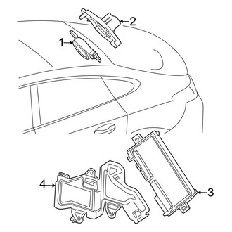 Mercedes-Benz OE - Electrical Components (Parktronic System), (Sport Utility Coupe 254.347 Body Code / 254.380 Body Code / 254.387 Body Code)