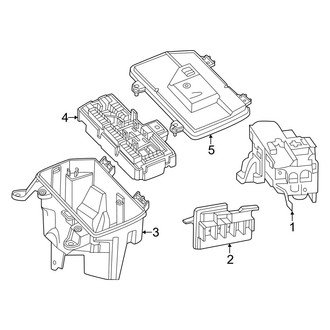 Mercedes-Benz OE - Electrical - Fuse & Relay (Engine Compartment), (Sport Utility Coupe 254.347 Body Code)