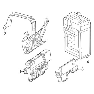 Mercedes-Benz OE - Electrical - Fuse & Relay (Trunk), (Sport Utility Coupe 254.347 Body Code)