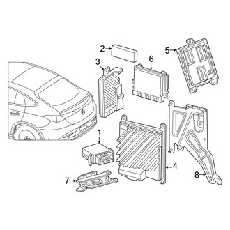 Mercedes-Benz OE - Electrical - Control Units (Rear Compartment), (Sport Utility Coupe 254.347 Body Code)