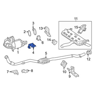 Mercedes-Benz OE - Catalytic Converter Bracket