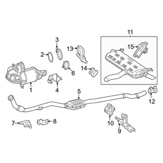 Mercedes-Benz OE - Exhaust System - Exhaust Components (4Matic)