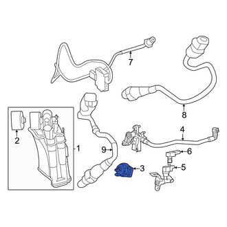 Mercedes-Benz OE - Vapor Canister Purge Solenoid