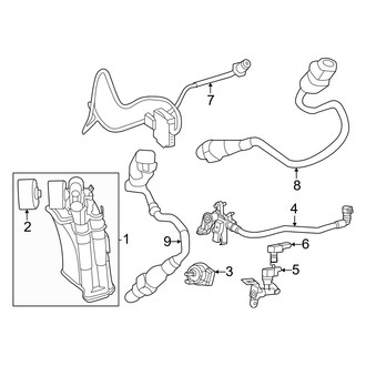 Mercedes-Benz OE - Emission System - Emission Components (Sport Utility Coupe)