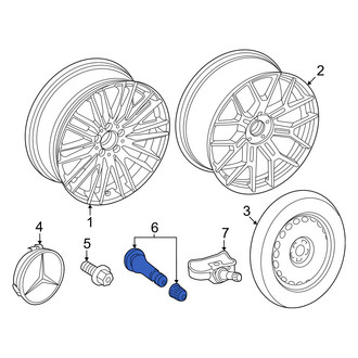 Mercedes-Benz OE - Tire Valve Stem