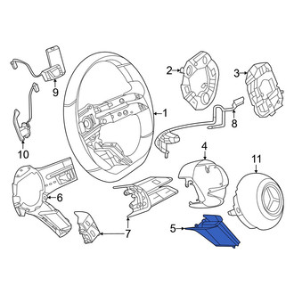 Mercedes-Benz OE - Lower Steering Wheel Trim