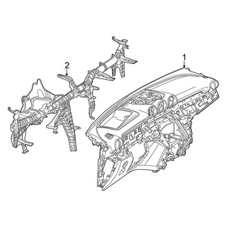 Mercedes-Benz OE - Instrument Panel (Sport Utility Coupe 254.347 Body Code)