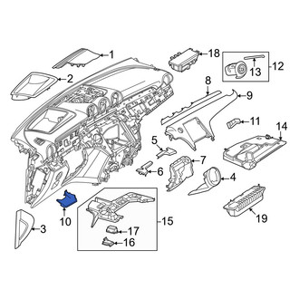 Mercedes-Benz OE - Left Instrument Panel Trim Panel