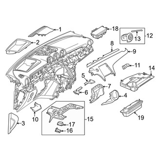 Mercedes-Benz OE - Instrument Panel Components (Sport Utility Coupe 254.347 Body Code)