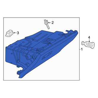 Mercedes-Benz OE - Front Glove Box Assembly