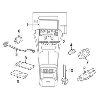 Mercedes-Benz OE - Console - Electrical Components (Sport Utility Coupe 254.347 Body Code)
