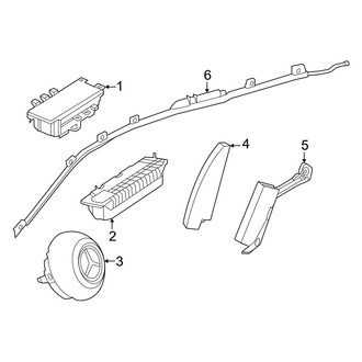 Mercedes-Benz OE - Restraint Systems - Air Bag Components (Air Bags), (Sport Utility Coupe 254.347 Body Code)