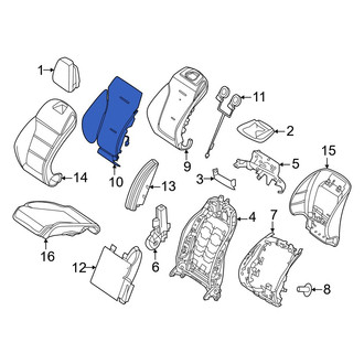 Mercedes-Benz OE - Front Left Upper Seat Heater Pad