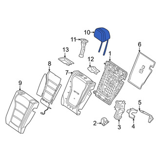 Mercedes-Benz OE - Rear Right Headrest