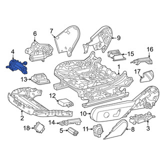 Mercedes-Benz OE - Front Seat Motor